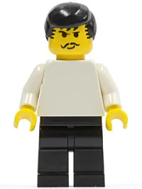 LEGO Soccer Player White/Black Team Player 3 minifigure