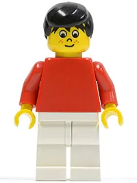 LEGO Soccer Player Red/White Team Player 5 minifigure