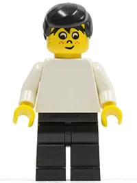 LEGO Soccer Player White/Black Team Player 5 minifigure