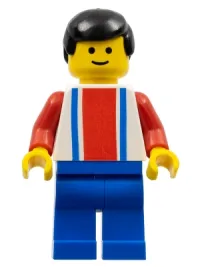 LEGO Soccer Player - Red, White, and Blue Team with Number 18 on Back minifigure