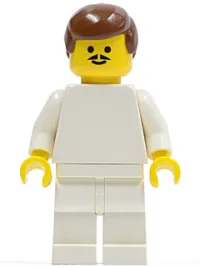 LEGO Soccer Player White Team Player  8 minifigure