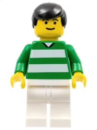 LEGO Soccer Player - Green and White Team with Number 11 on Back minifigure