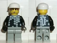LEGO Soccer Player White Team Goalie with #1 minifigure
