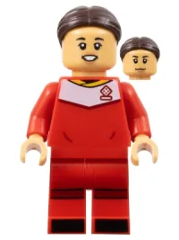 LEGO Samantha Kerr - Red Soccer Uniform minifigure