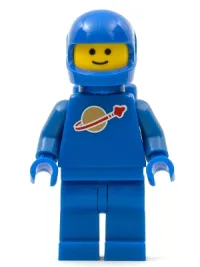 LEGO Classic Space - Blue with Air Tanks and Motorcycle (Standard) Helmet (Reissue) minifigure
