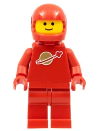 LEGO Classic Space - Red with Air Tanks and Motorcycle (Standard) Helmet (Reissue) minifigure