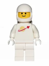 LEGO Classic Space - White with Air Tanks and Motorcycle (Standard) Helmet, Logo High on Torso (Second Reissue) minifigure