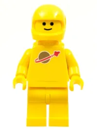 LEGO Classic Space - Yellow with Air Tanks and Motorcycle (Standard) Helmet (Reissue) minifigure