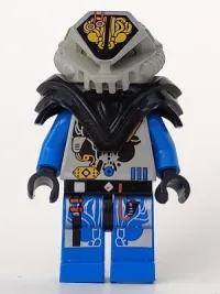 LEGO UFO Zotaxian Alien - Blue Officer (Commander X) minifigure