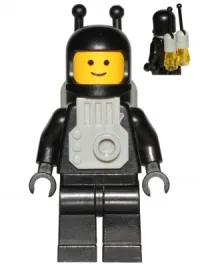LEGO Classic Space - Black with Light Gray Jet Pack minifigure