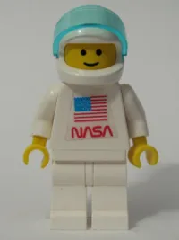 LEGO Shuttle Astronaut with NASA Sticker on Torso minifigure