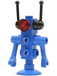 LEGO Classic Space Droid - Dish Base, Blue with Trans-Red Eyes and Black Antennae minifigure