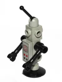 LEGO Classic Space Droid - Dish Base, Light Gray and Black with Control Panel minifigure