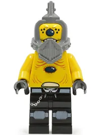 LEGO Space Police 3 Alien - Snake without Visor minifigure