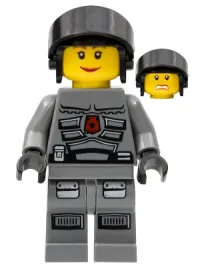 LEGO Space Police 3 Officer  9 - Female minifigure