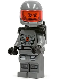 LEGO Space Police 3 Officer 12 - Air Tanks, Epaulettes minifigure
