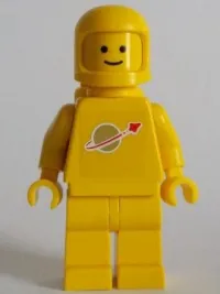 LEGO Classic Space - Yellow with Air Tanks, Stickered Torso Pattern minifigure