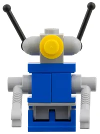 LEGO Classic Space Droid - Light Bluish Gray and Blue with Yellow Eye and Light Bluish Gray Arms minifigure