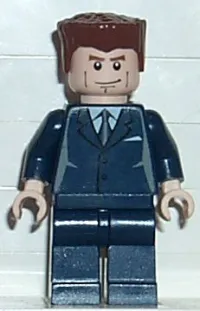 LEGO Harry Osborn 1, Dark Blue Suit Torso, Dark Blue Legs minifigure
