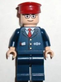 LEGO Subway Train Conductor minifigure