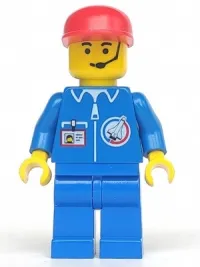 LEGO Launch Command - Crew, Red Cap minifigure