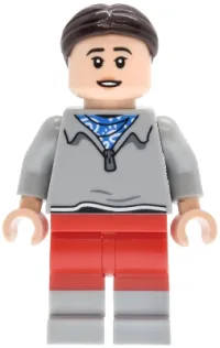 LEGO Eleven - Dark Brown Hair minifigure