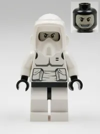 LEGO Scout Trooper (Patterned Head, Dark Bluish Gray Torso Pattern) minifigure