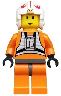 LEGO Luke Skywalker with Dark Gray Hips (Pilot) minifigure