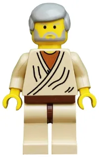 LEGO Obi-Wan Kenobi with Light Gray Hair (Old) minifigure