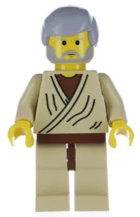 LEGO Obi-Wan Kenobi (Old with Light Bluish Gray Hair) minifigure