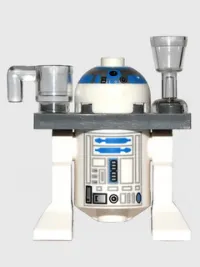 LEGO Astromech Droid, R2-D2, Serving Tray Dark Bluish Gray minifigure