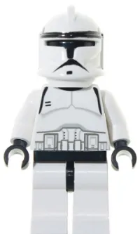 LEGO Clone Trooper (Phase 1) - Black Head minifigure