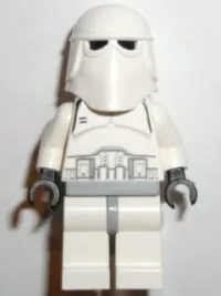 LEGO Snowtrooper, Light Bluish Gray Hips, Black Hands (Falcon blue box) minifigure