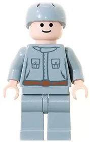 LEGO Rebel Technician, Light Bluish Gray Uniform minifigure