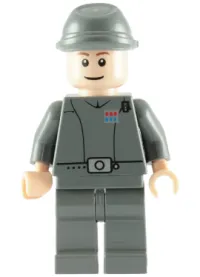 LEGO Imperial Officer (Captain / Commandant / Commander) - Cavalry Kepi, Smile and Brown Eyebrows minifigure