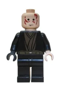 LEGO Anakin Skywalker with Black Right Hand (without Hair) minifigure
