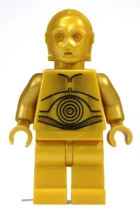 LEGO C-3PO - Pearl Gold with Pearl Gold Hands minifigure