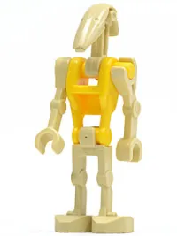 LEGO Battle Droid Commander with Straight Arm and Yellow Torso minifigure