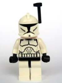 LEGO Clone Trooper (Phase 1) - Black Rangefinder, Large Eyes minifigure
