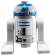 LEGO Astromech Droid, R2-D2, Light Bluish Gray Head minifigure