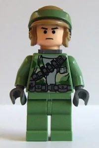 LEGO Endor Rebel Commando - Frown minifigure