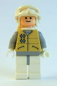 LEGO Hoth Rebel - Light Nougat Head, White Visor Snow Goggles minifigure