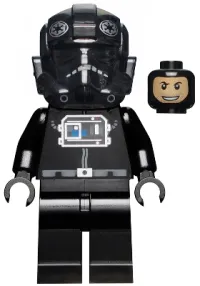 LEGO TIE Fighter Pilot (Patterned Head) minifigure
