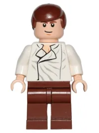 LEGO Han Solo, Reddish Brown Legs without Holster Pattern minifigure