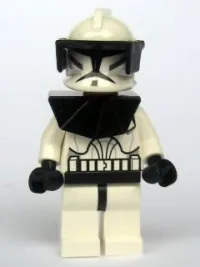 LEGO Clone Trooper (Phase 1) - Black Visor and Pauldron, Large Eyes minifigure