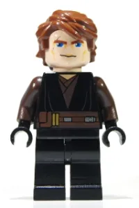 LEGO Anakin Skywalker - Large Eyes, Dark Brown Arms minifigure