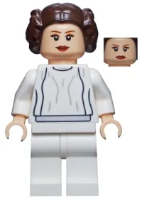 LEGO Princess Leia (White Dress, Big Eyelashes) minifigure