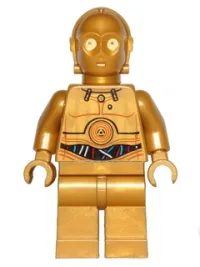 LEGO C-3PO - Colorful Wires Pattern minifigure