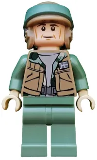LEGO Endor Rebel Commando - Dark Tan Vest minifigure