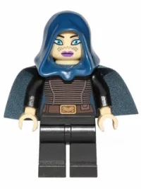 LEGO Barriss Offee - Dark Blue Cape and Hood minifigure